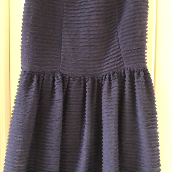 Bordeaux (Anthropologie), Size M, Above the Knee, Blue-Purple Dress - Picture 6 of 6